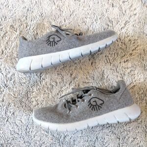 Giesswein Sneakers Gray Merino Runners Wool Men's Size 43 US 10